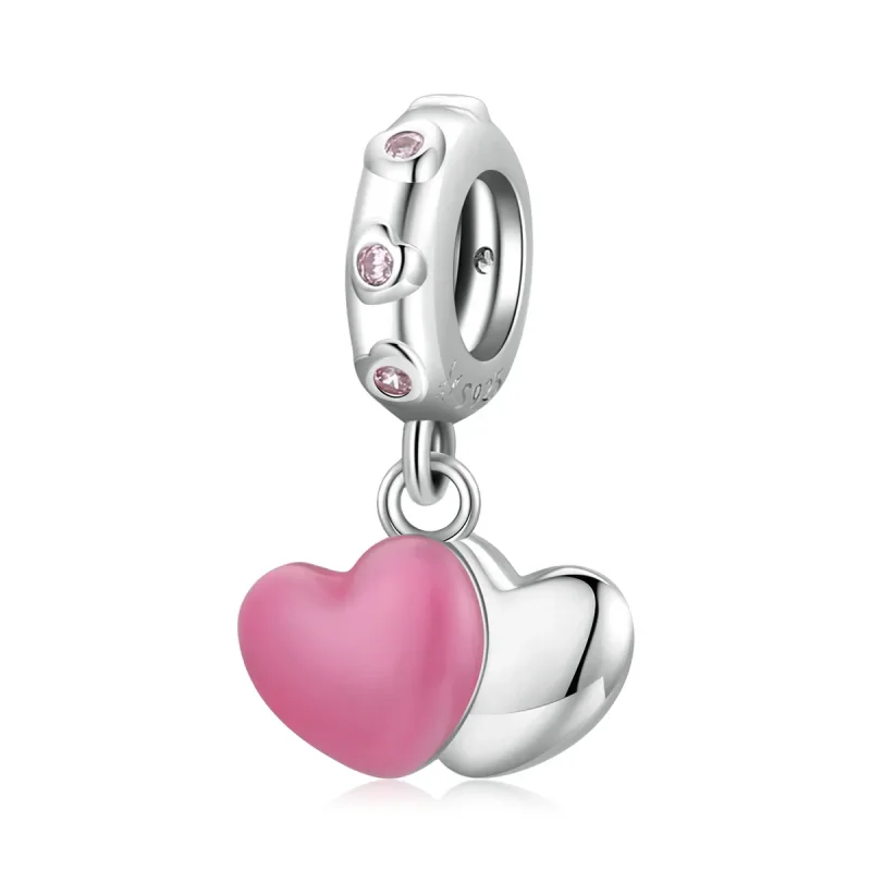 (image for) Pandora Style Double Love Dangle - SCC2006