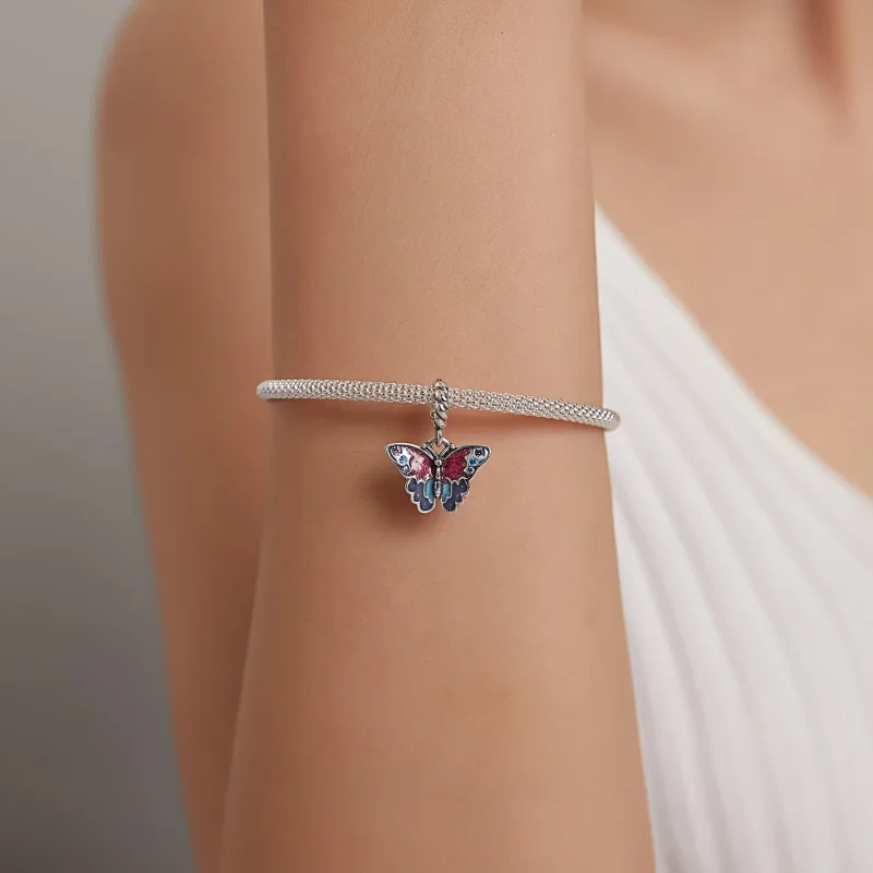 (image for) Pandora Style Dream Butterfly Dangle - SCC1904 - View 5