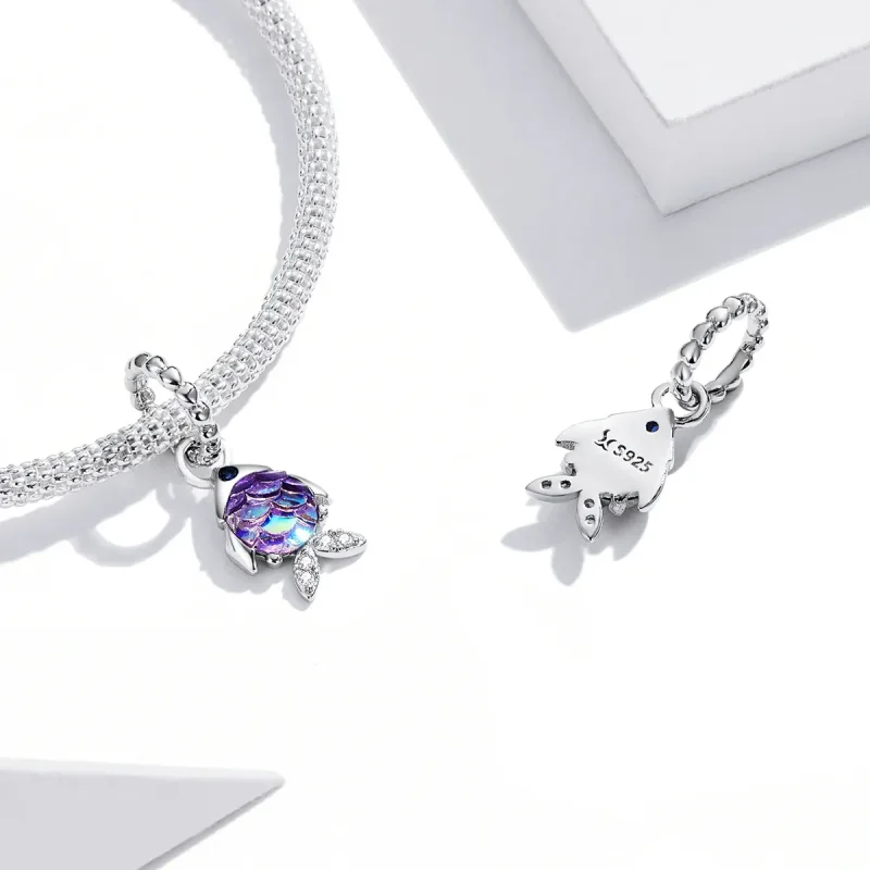 (image for) Pandora Style Dream Fish Dangle - SCC2033 - View 4