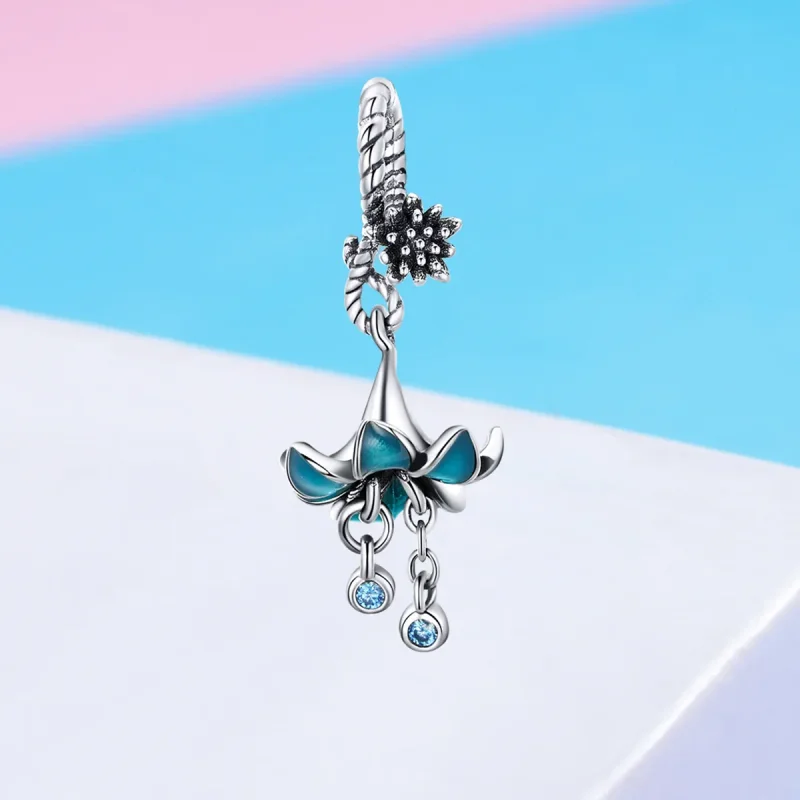 (image for) Pandora Style Dream Orchid Dangle - BSC034 - View 2