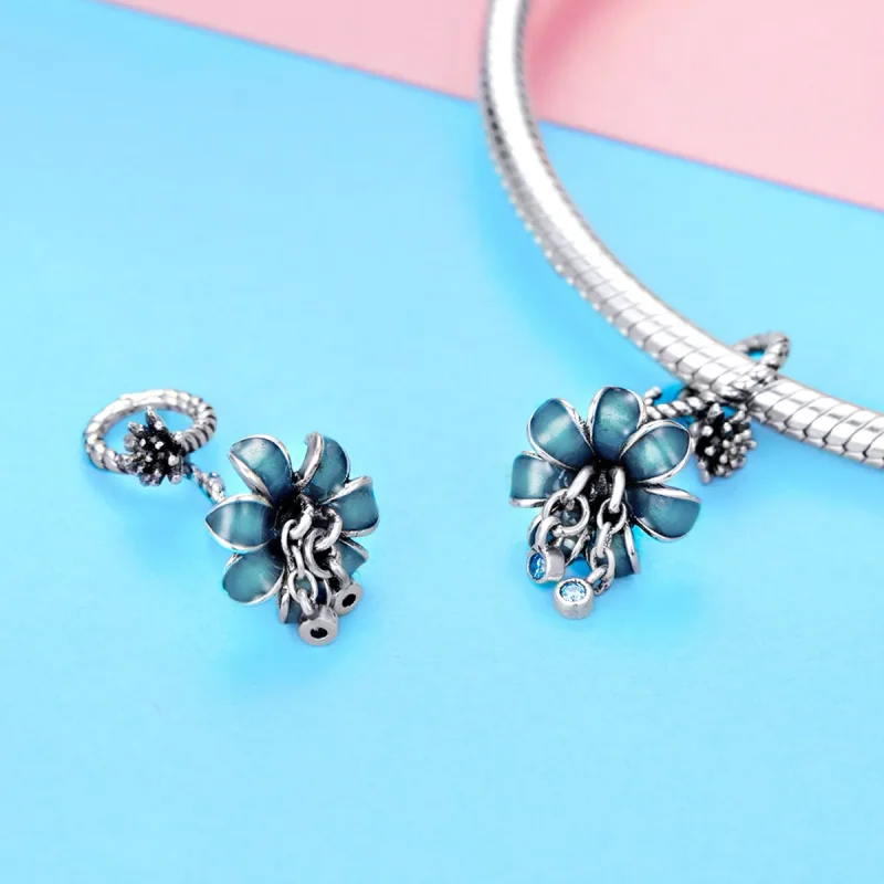 (image for) Pandora Style Dream Orchid Dangle - BSC034 - View 3