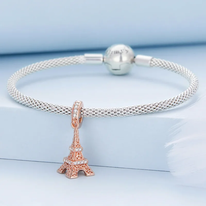 (image for) Pandora Style Eiffel Tower Dangle - BSC640 - View 3