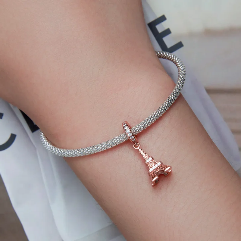 (image for) Pandora Style Eiffel Tower Dangle - BSC640 - View 5
