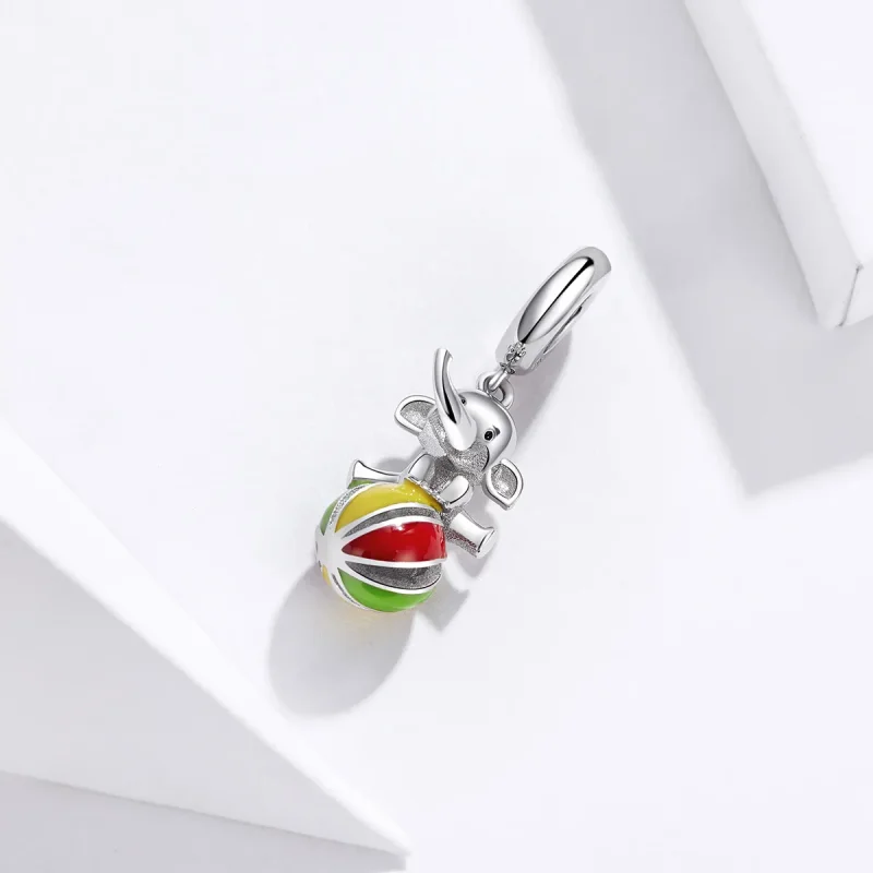 (image for) Pandora Style Elephant Dangle - BSC091 - View 2
