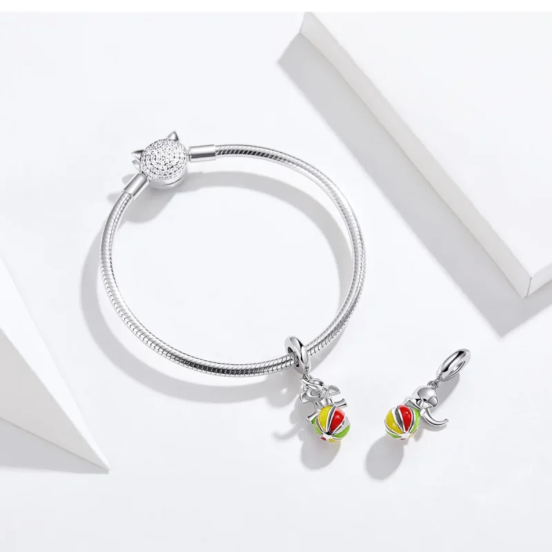 (image for) Pandora Style Elephant Dangle - BSC091 - View 4