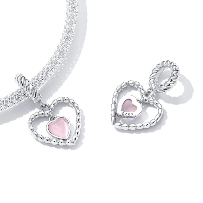 (image for) Pandora Style Exquisite Love Dangle - SCC2228 - View 4