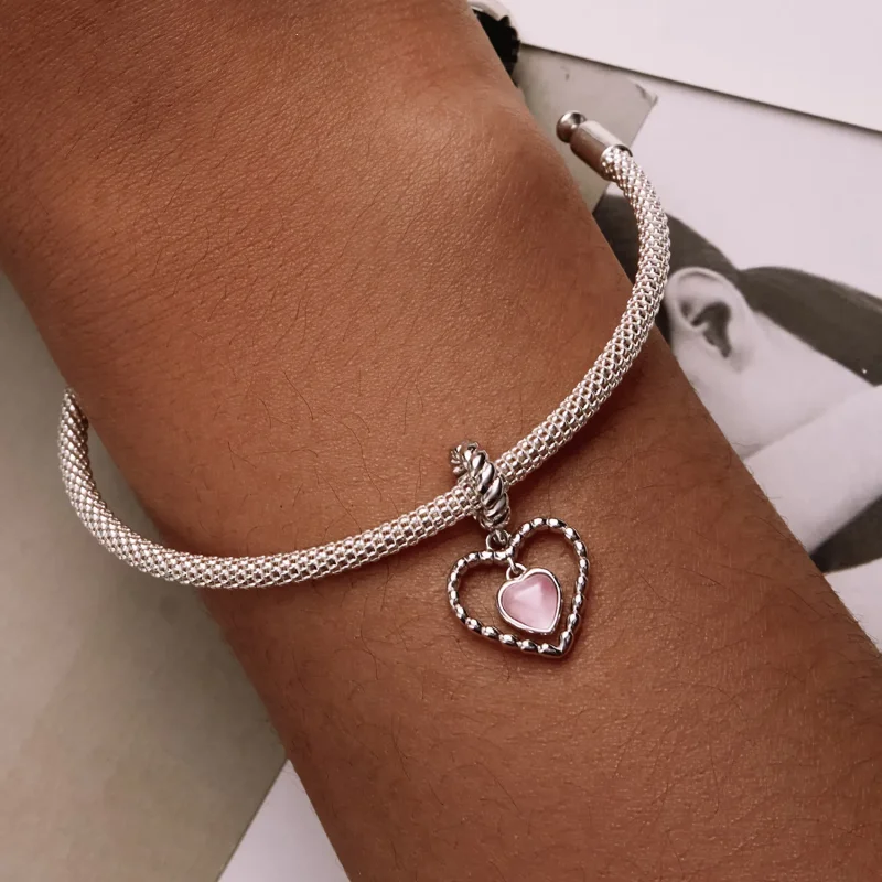 (image for) Pandora Style Exquisite Love Dangle - SCC2228 - View 6