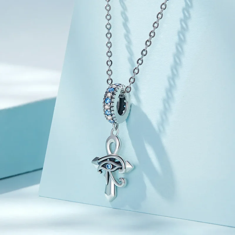 (image for) Pandora Style Eye of Horus On The Cross Dangle - SCC2371 - View 2