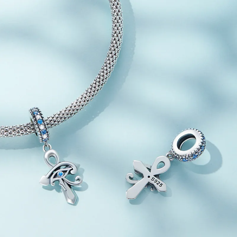 (image for) Pandora Style Eye of Horus On The Cross Dangle - SCC2371 - View 4