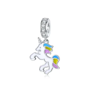 (image for) Pandora Style Fantasy Unicorn Dangle - BSC075