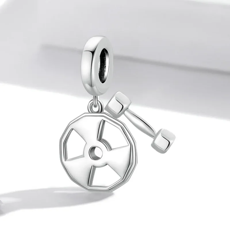 (image for) Pandora Style Fitness Equipment Dangle - SCC2053 - View 2