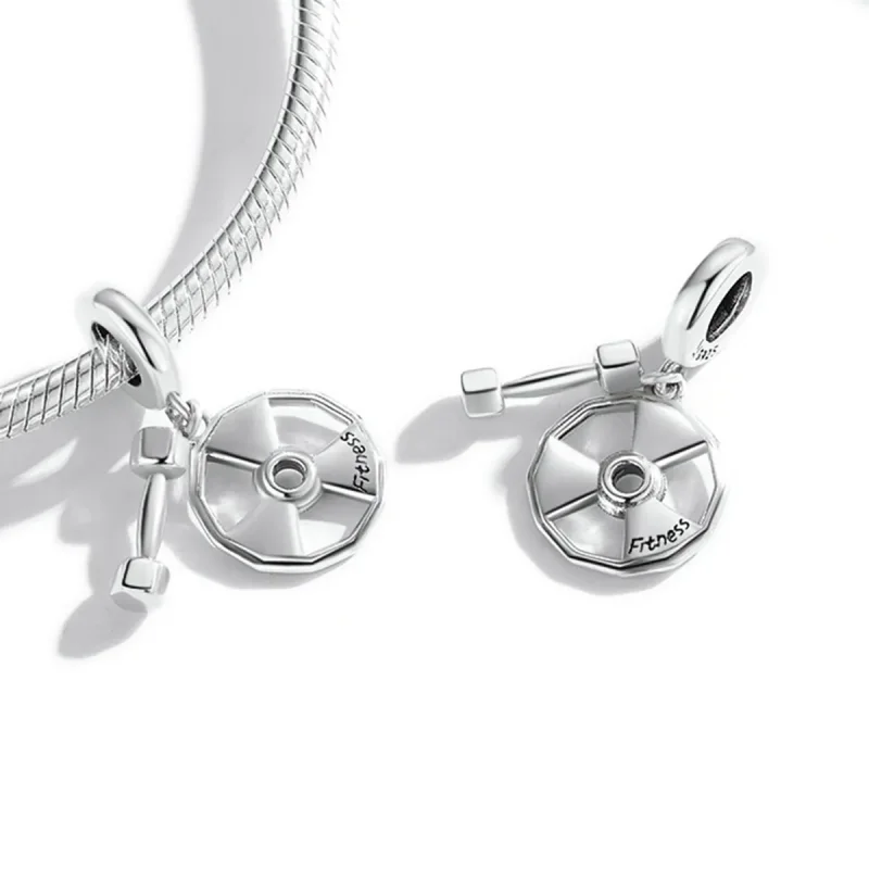 (image for) Pandora Style Fitness Equipment Dangle - SCC2053 - View 4