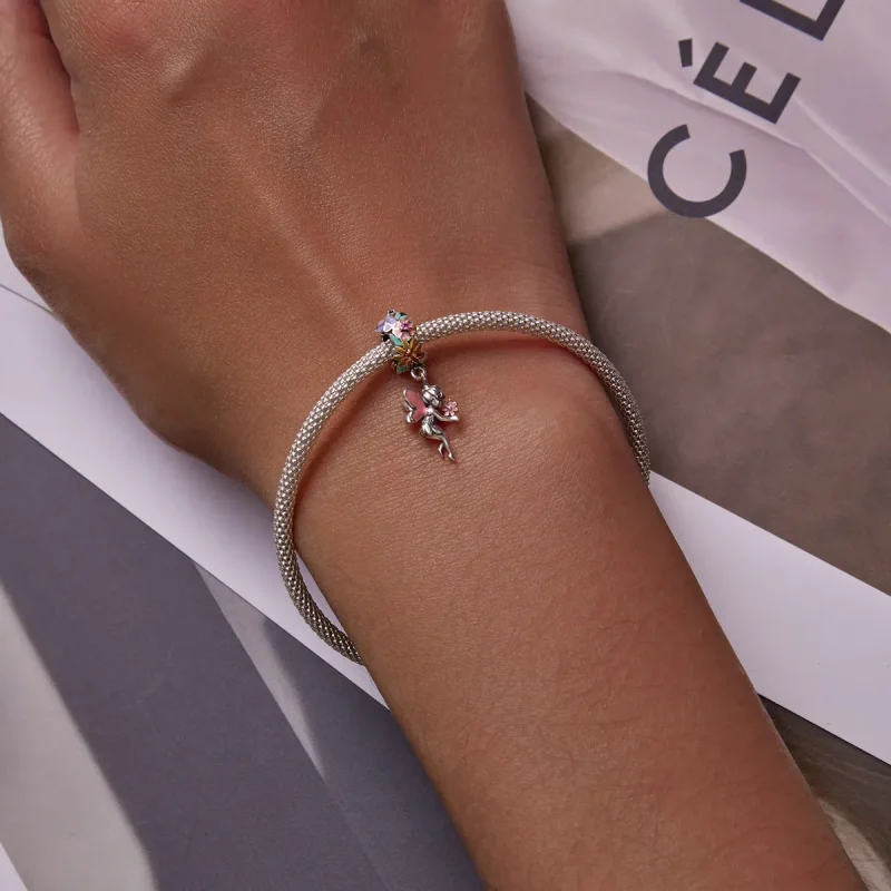 (image for) Pandora Style Flower Elf Dangle - BSC592 - View 5