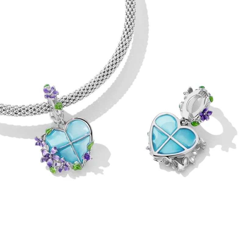 (image for) Pandora Style Flower Window Dangle - SCC2323 - View 4