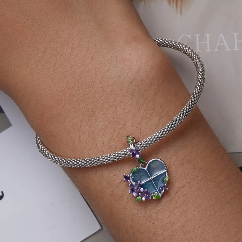 (image for) Pandora Style Flower Window Dangle - SCC2323 - View 6