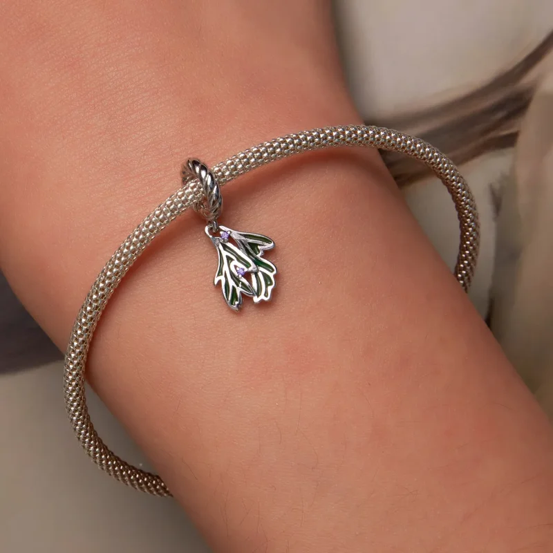 (image for) Pandora Style Fresh Leaves Dangle - SCC2295 - View 6