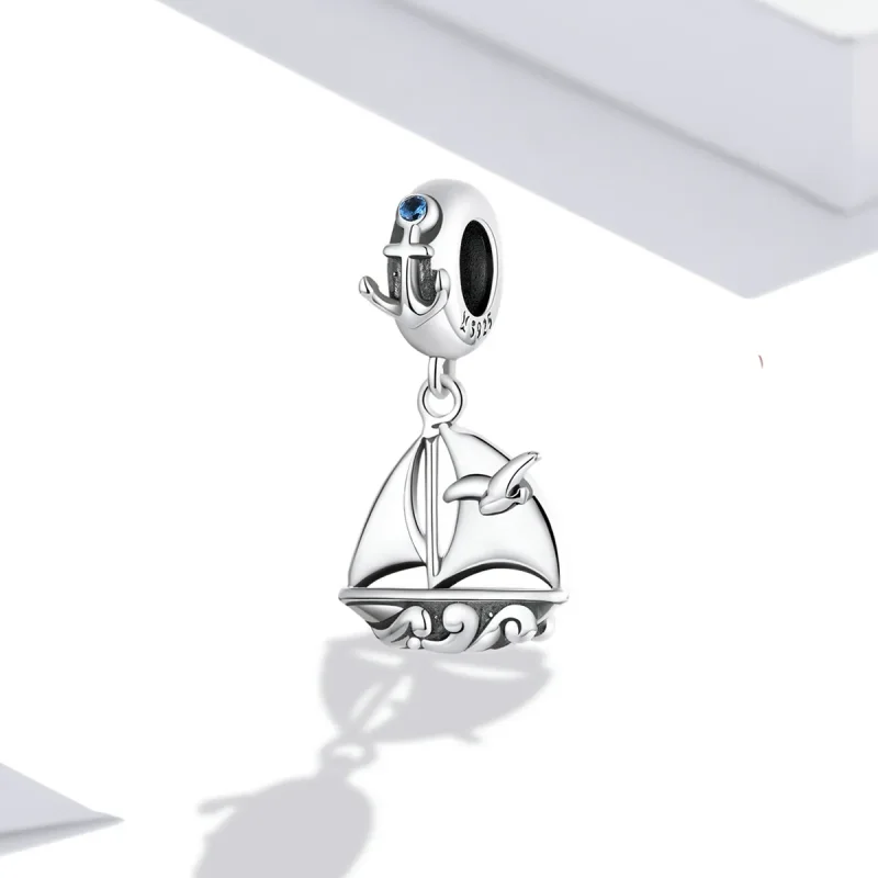 (image for) Pandora Style Globetrotter - Sailing Dangle - SCC2029 - View 2