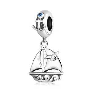 (image for) Pandora Style Globetrotter - Sailing Dangle - SCC2029