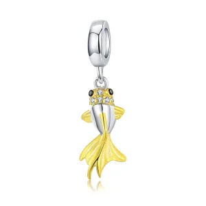 (image for) Pandora Style Golden Koi Dangle - BSC127