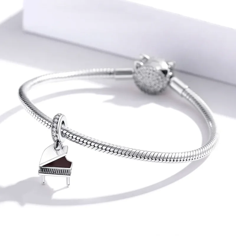 (image for) Pandora Style Grand Piano Dangle - SCC1733 - View 3
