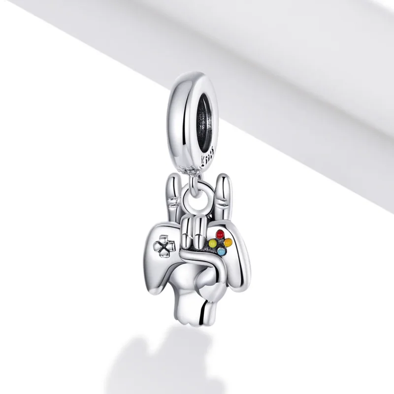 (image for) Pandora Style Hand-Held Gaming Device Dangle - SCC1896 - View 2