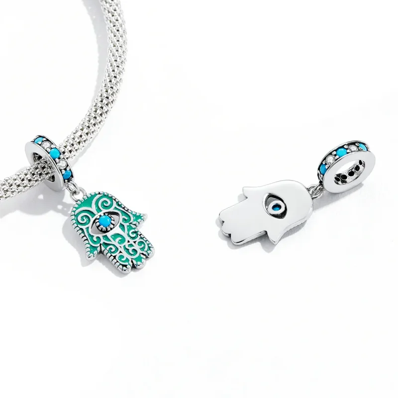 (image for) Pandora Style Hand of Fatima Dangle - BSC593 - View 3