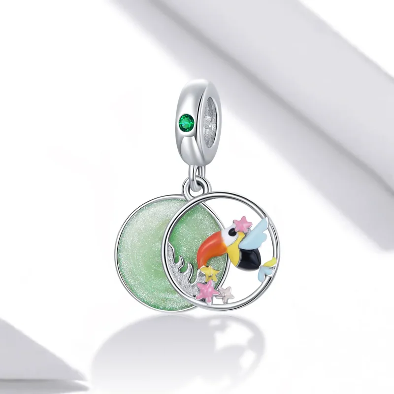 (image for) Pandora Style Happy Toucan Dangle - BSC449 - View 2