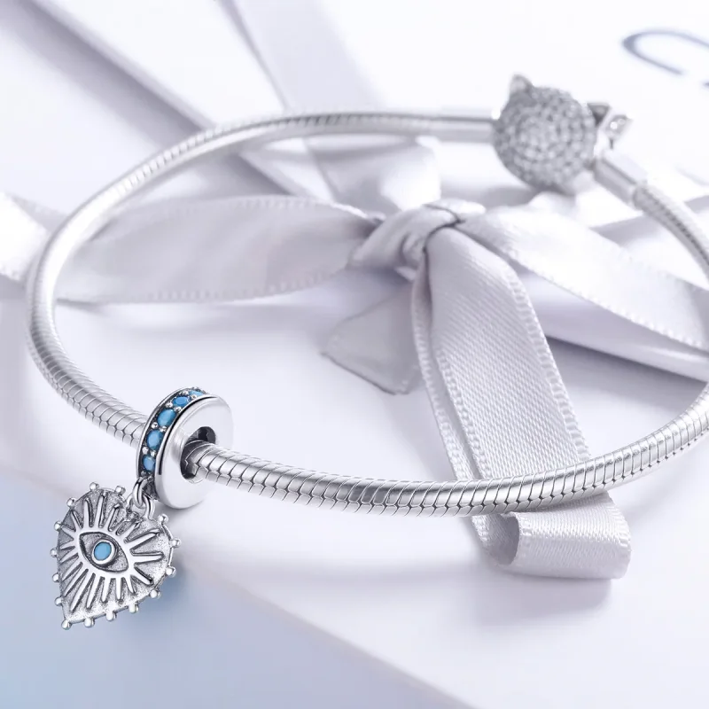 (image for) Pandora Style Heart of Bohemia Dangle - SCC873 - View 3