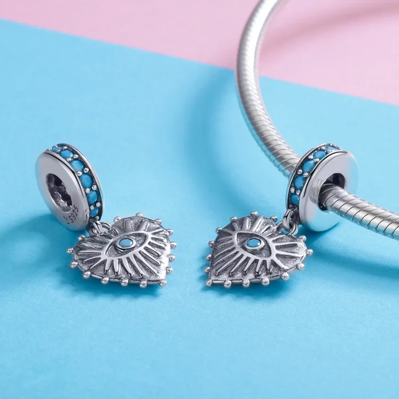 (image for) Pandora Style Heart of Bohemia Dangle - SCC873 - View 4