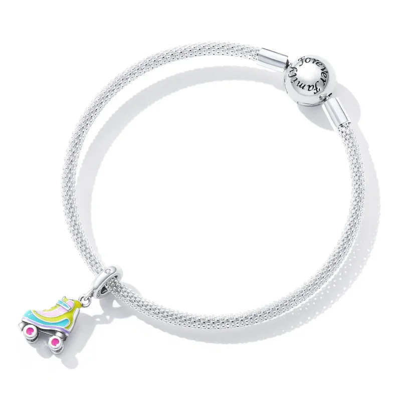 (image for) Pandora Style Ice Skates Dangle - SCC2213 - View 5