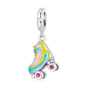 (image for) Pandora Style Ice Skates Dangle - SCC2213