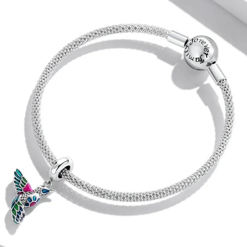 (image for) Pandora Style Kingfisher Dangle - SCC2126 - View 3