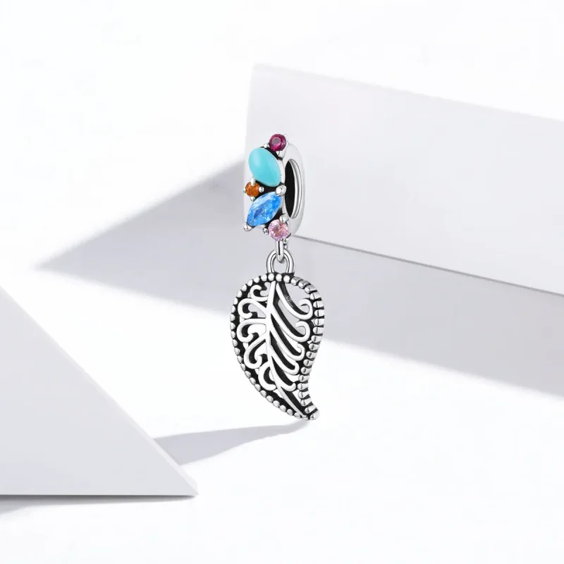 (image for) Pandora Style Style Leaves Dangle - BSC455 - View 2