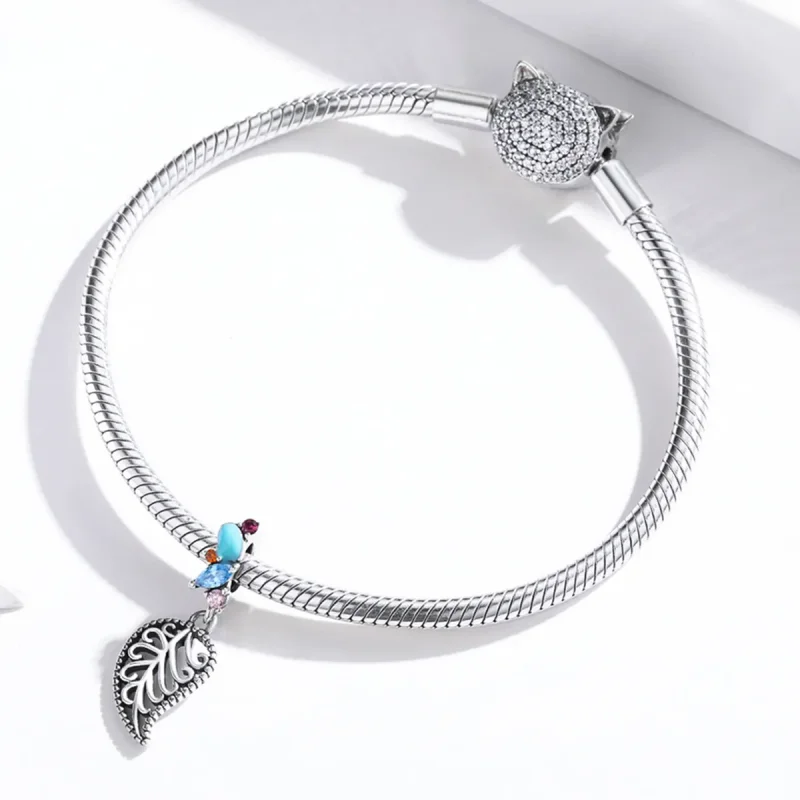 (image for) Pandora Style Style Leaves Dangle - BSC455 - View 3