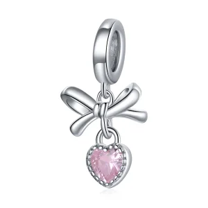 (image for) Pandora Style Love Bow Dangle - BSX001-L