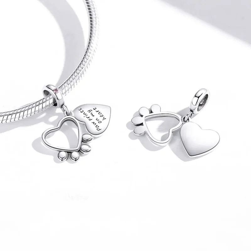 (image for) Pandora Style Love Claws Dangle - BSC511 - View 3