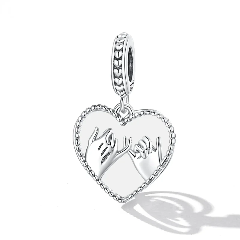 (image for) Pandora Style Love Hand In Hand Dangle - SCC2270 - View 2