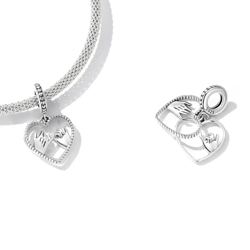 (image for) Pandora Style Love Hand In Hand Dangle - SCC2270 - View 4