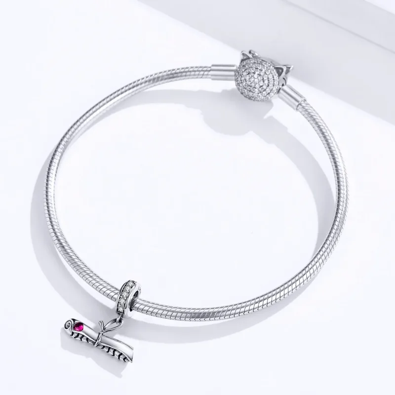 (image for) Pandora Style Love Letter Dangle - SCC1428 - View 4