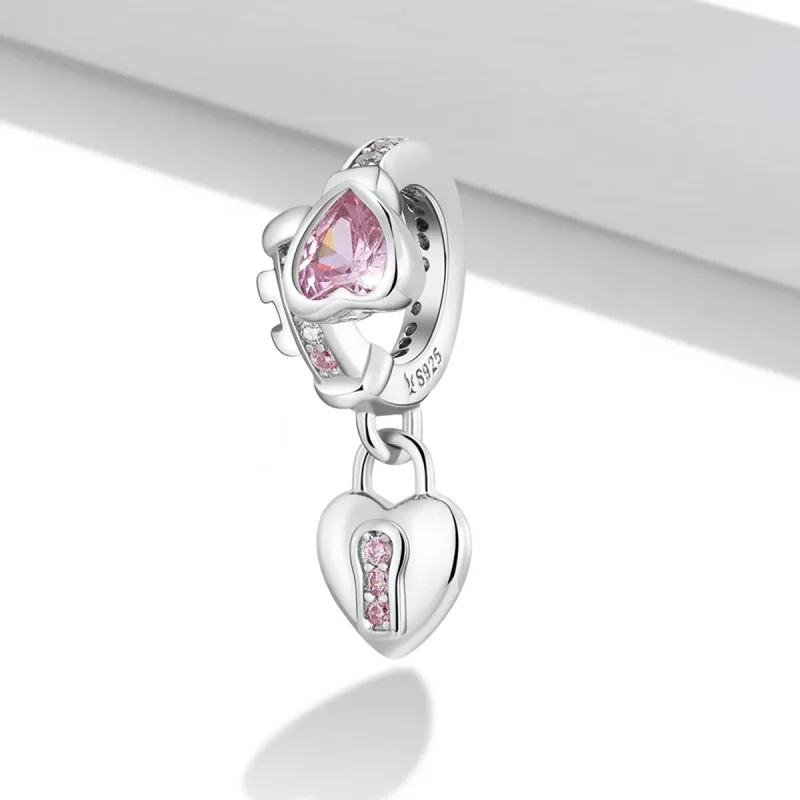 (image for) Pandora Style Love Lock Dangle - SCC2124 - View 2