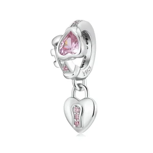 (image for) Pandora Style Love Lock Dangle - SCC2124