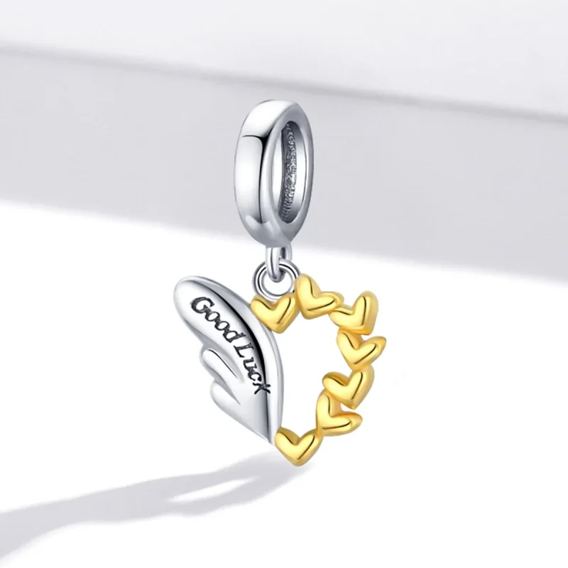 (image for) Pandora Style Lucky Wings Dangle - BSC504 - View 2