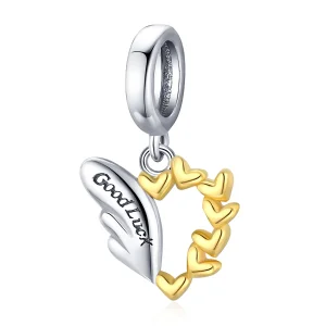 (image for) Pandora Style Lucky Wings Dangle - BSC504