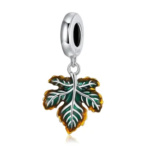 (image for) Pandora Style Maple Leaf Dangle - SCC2176