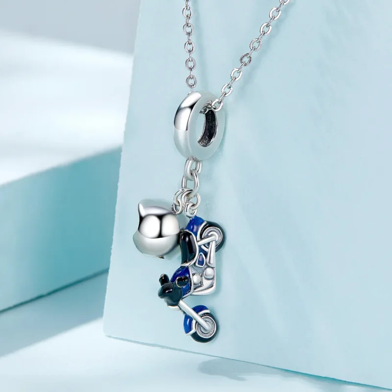 (image for) Pandora Style Motorcycle Dangle - SCC2364 - View 2