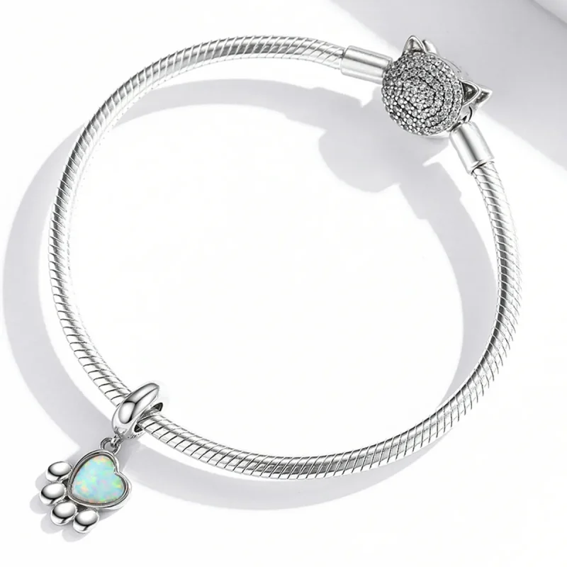 (image for) Pandora Style Opal Claws Dangle - SCC2102 - View 3