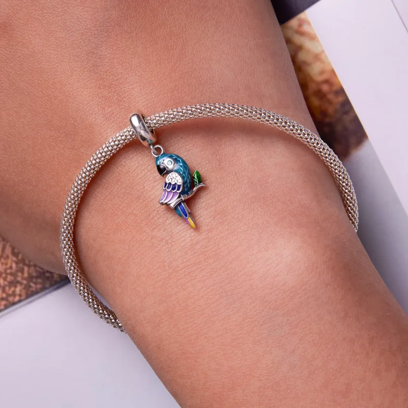 (image for) Pandora Style Parrot Dangle - SCC2271 - View 6