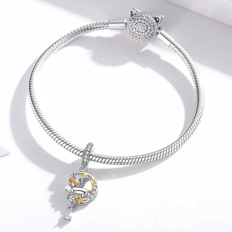 (image for) Pandora Style Pegasus Dangle - SCC1736 - View 3