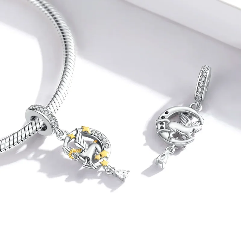 (image for) Pandora Style Pegasus Dangle - SCC1736 - View 4
