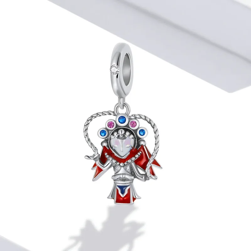 (image for) Pandora Style Peking Opera Puppet Dangle - SCC2109 - View 2